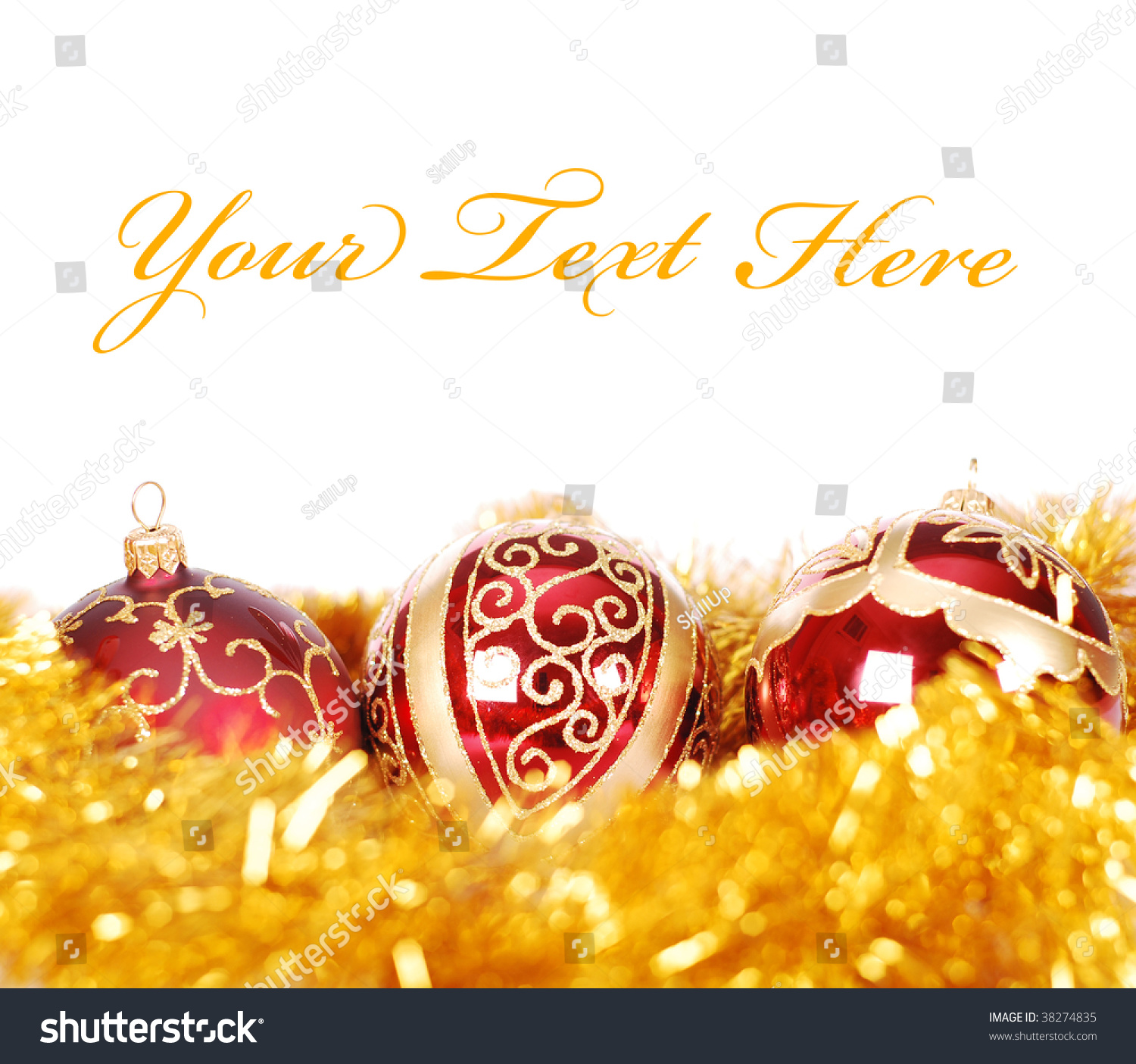 Xmas Decorations Stock Photo 38274835 : Shutterstock