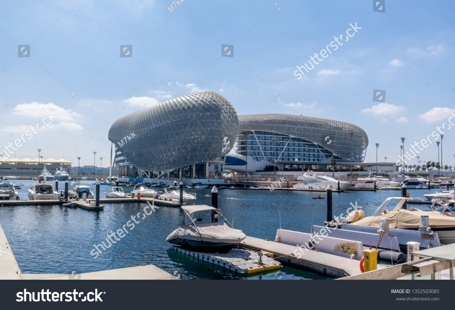 Yas Viceroy Hotel Yas Marina Circuit Stock Photo 1352503085 