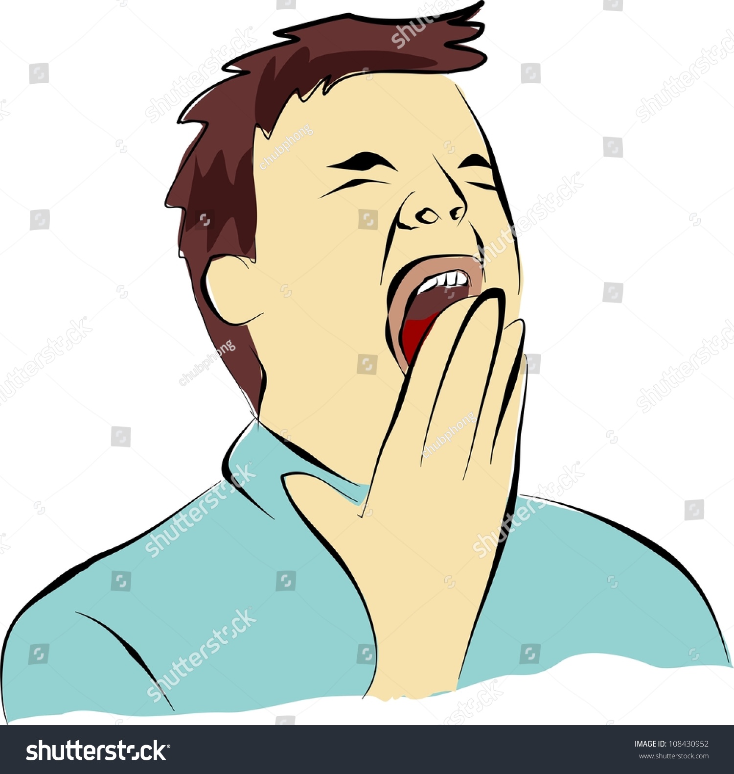 clipart person yawning - photo #19
