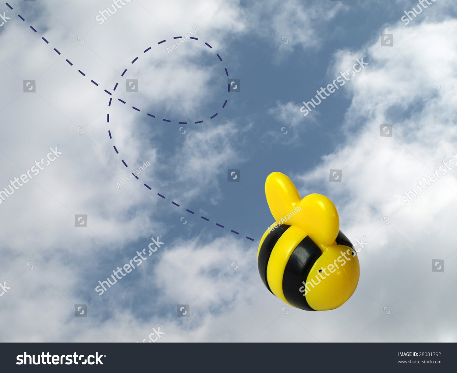 plastic toy bees