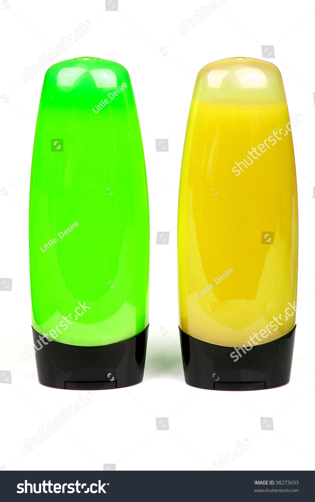 Download Yellow Green Colored Shower Gel Bottles Transportation Healthcare Medical Stock Image PSD Mockup Templates
