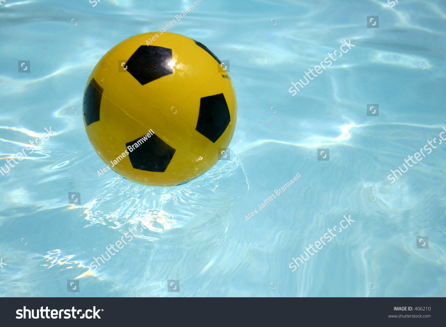 Yellow Ball In Pool Stock Photo 406210 : Shutterstock