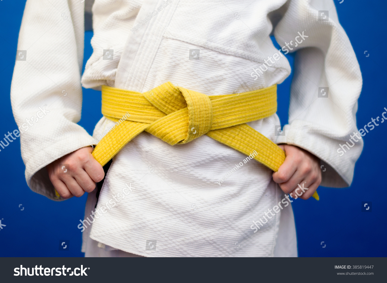 Yellow Belt Judo Stock Photo 385819447 Shutterstock