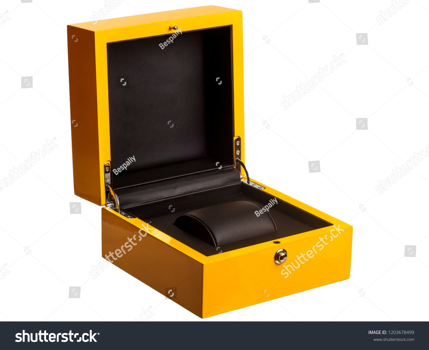 Download Yellow Box Storing Watches Open Wooden Objects Stock Image 1203678499 Yellowimages Mockups