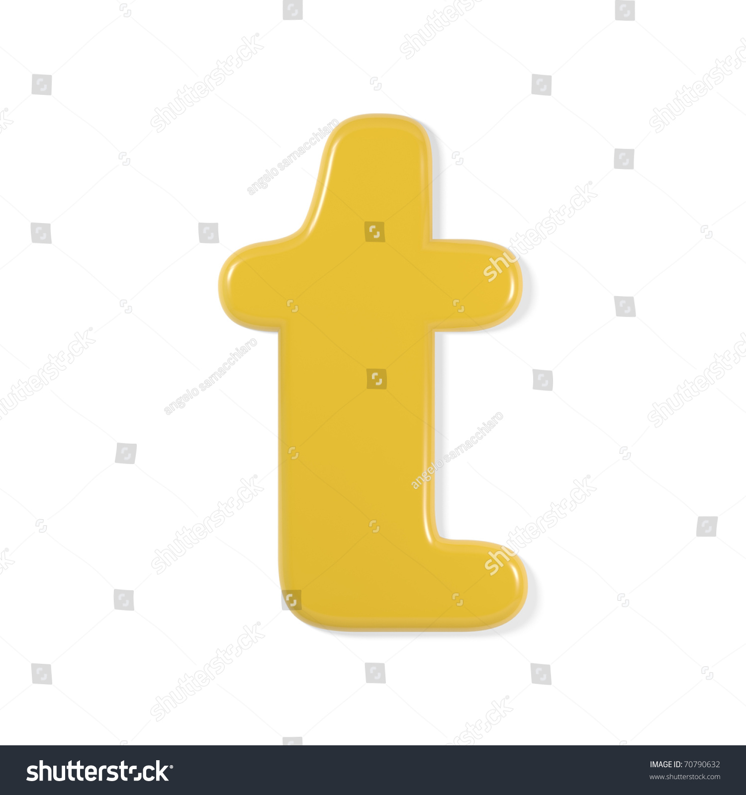 Yellow Font Lower Case Letter T Stock Illustration 70790632 - Shutterstock