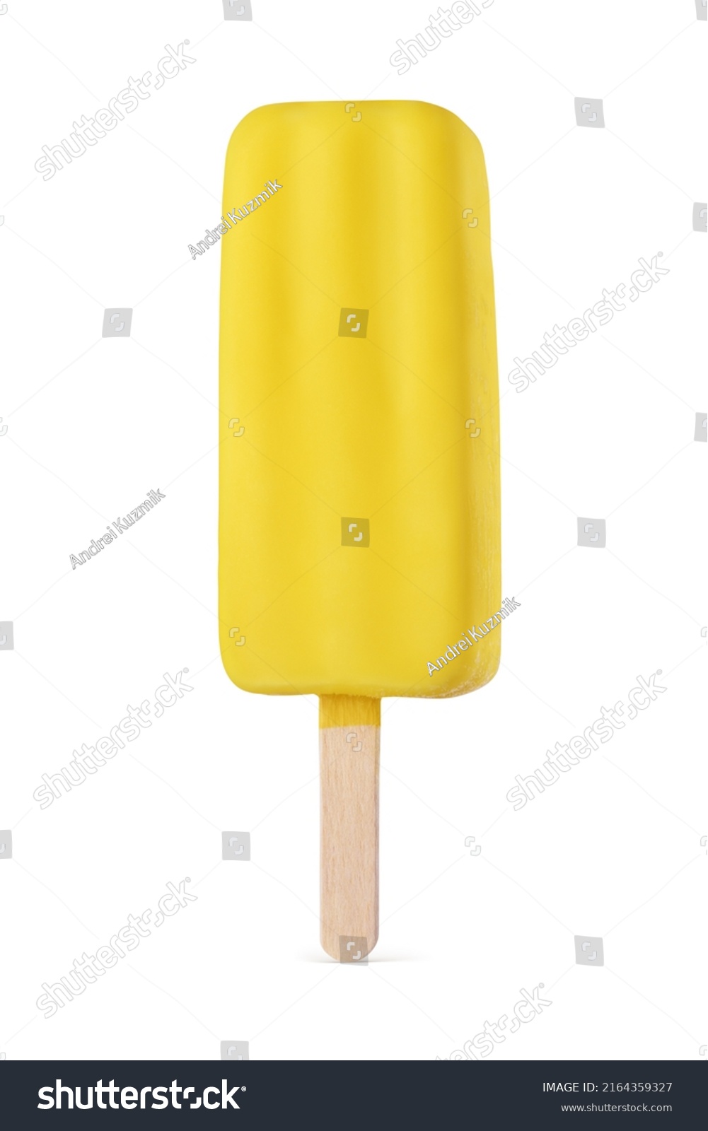 Yellow Fruit Popsicle Ice Cream Bar Stock Photo 2164359327 | Shutterstock