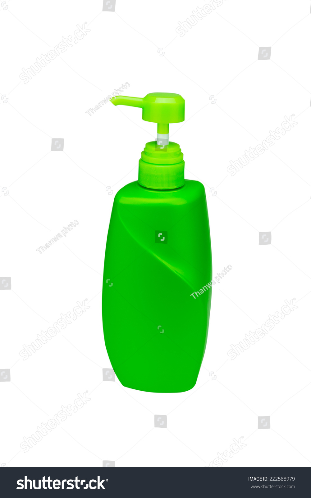 Download Yellow Green Pump Bottle Isolated On Stock Photo Edit Now 222588979 Yellowimages Mockups