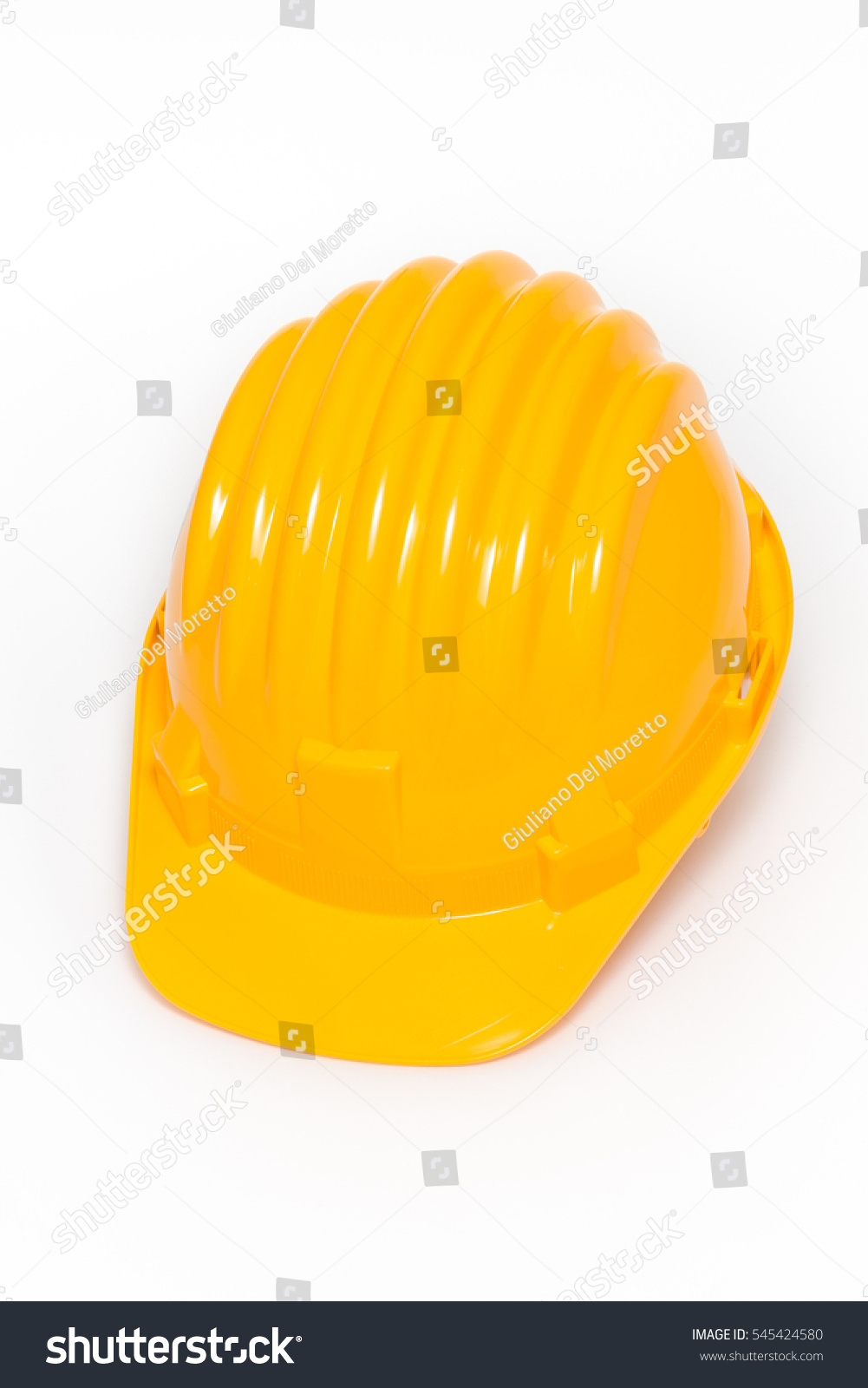 Yellow Hard Hat On White Background Stock Photo 545424580 : Shutterstock