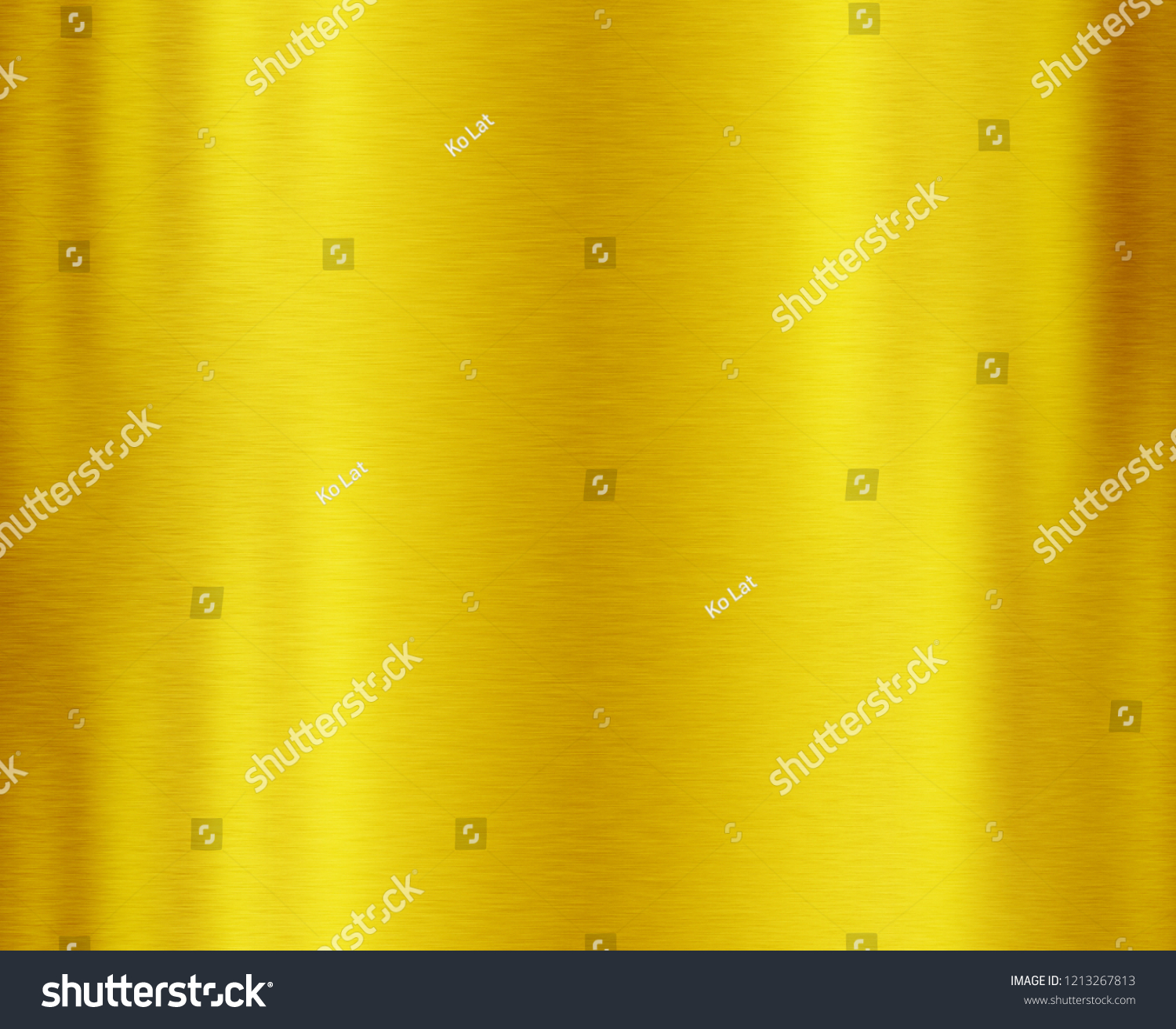 Yellow Metal Texture Background Stock Illustration 1213267813 ...