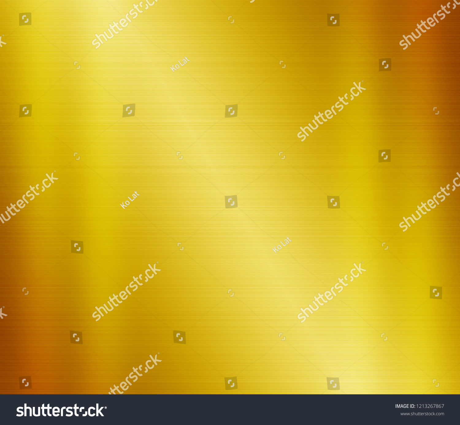 Yellow Metal Texture Background Stock Illustration 1213267867