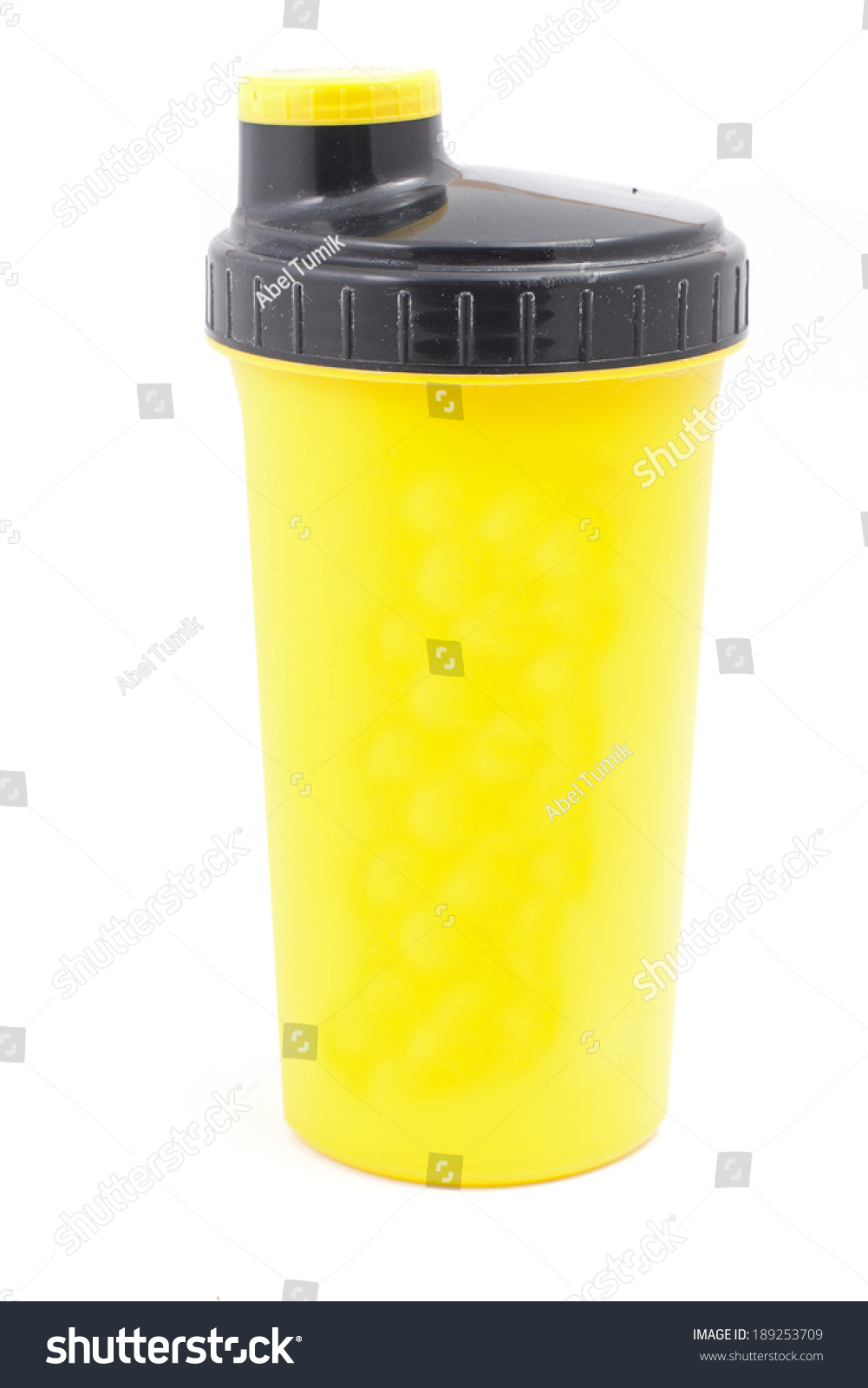 Download Yellow Shaker Bottle On White Stock Photo Edit Now 189253709 Yellowimages Mockups