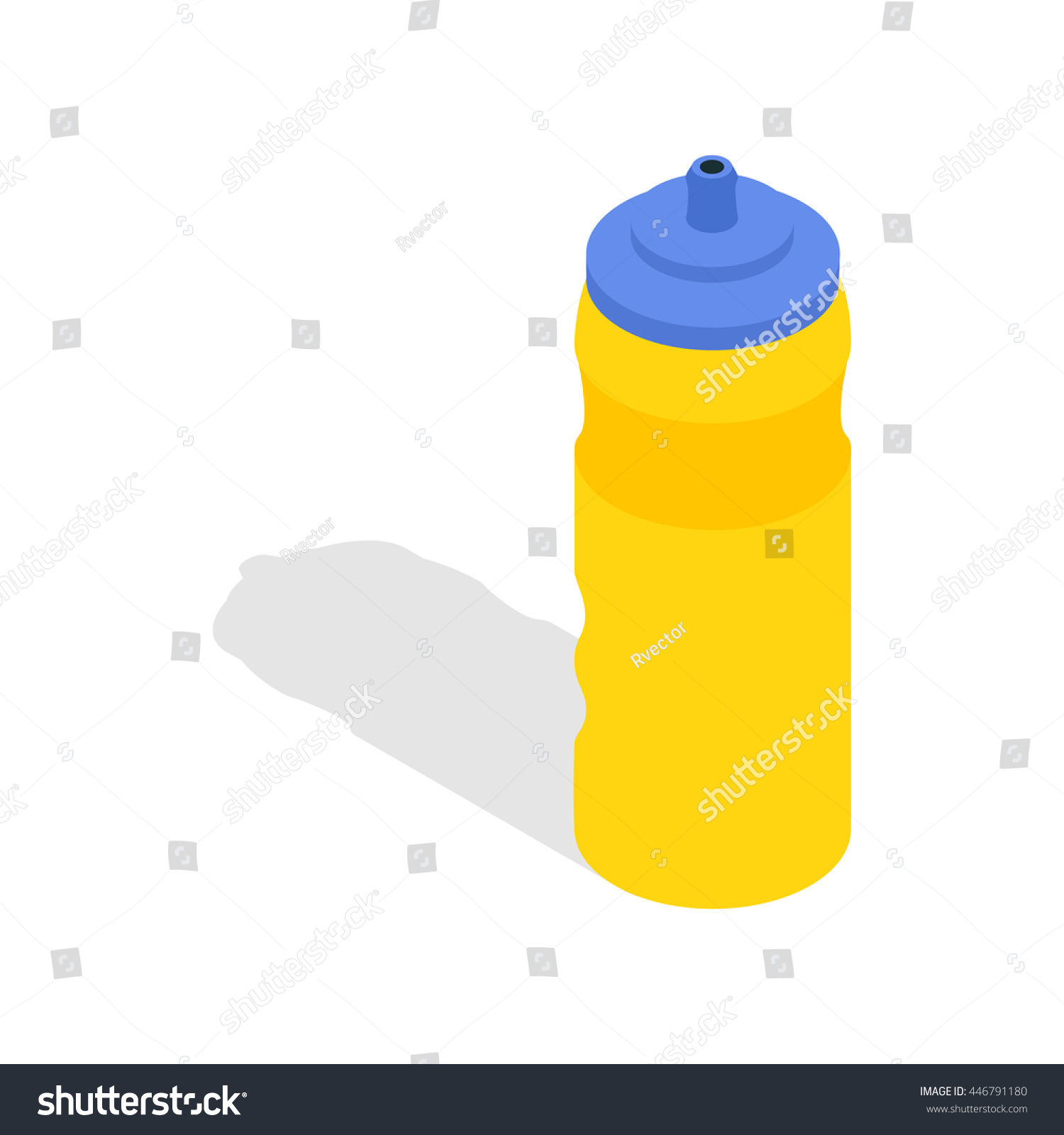 Download Yellow Sport Plastic Water Bottle Icon Stock Illustration 446791180 PSD Mockup Templates
