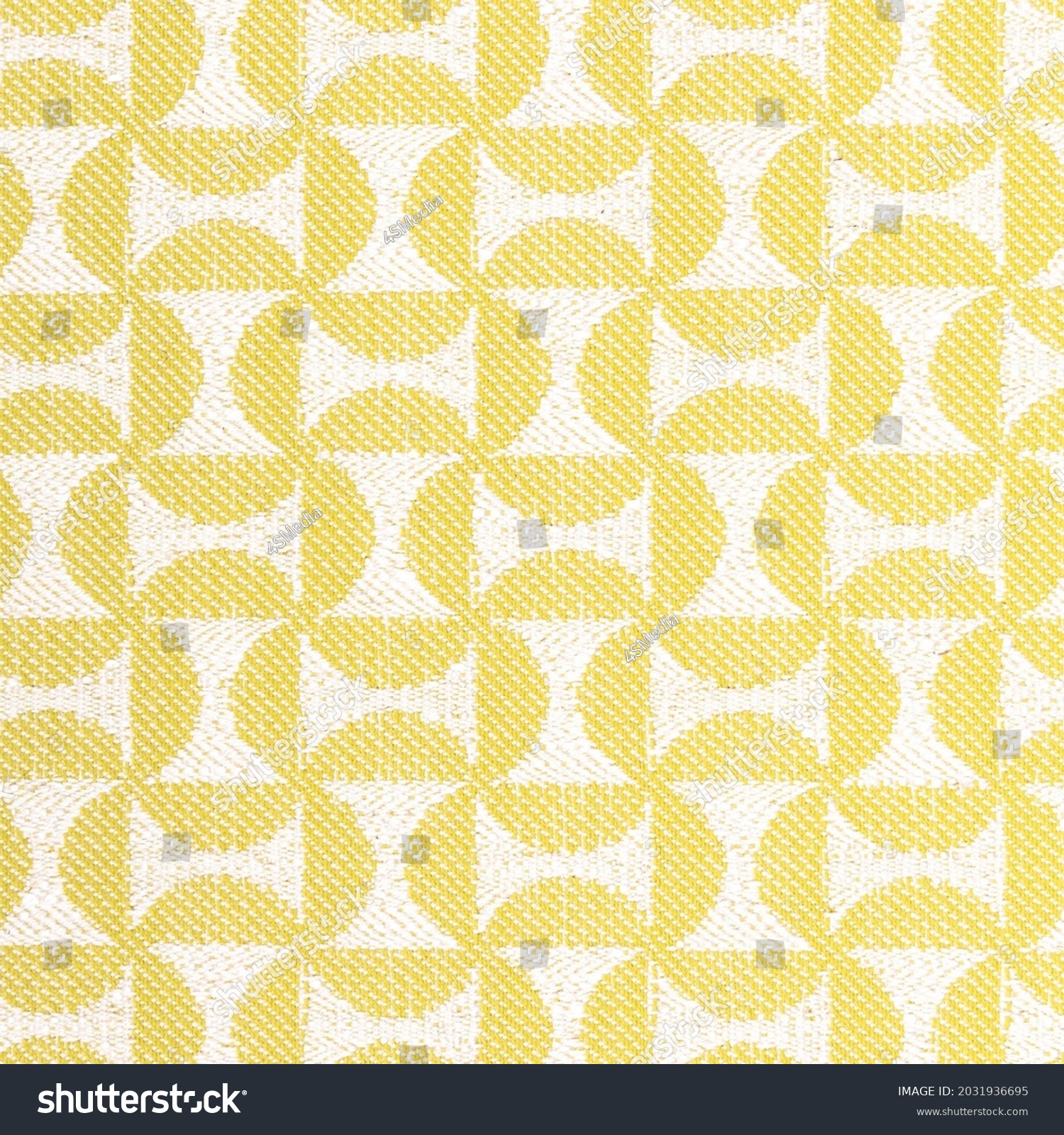 Yellow Upholstery Fabric Texture White Abstract Stock Photo 2031936695