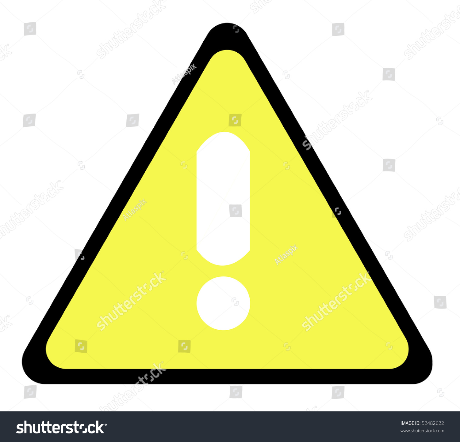 Yellow Warning Triangle Sign With Exclamation Mark Isolated On White Background Stock Photo Yellow Warning Triangle Sign With Exclamation Mark Isolated On White Background Stock Photo