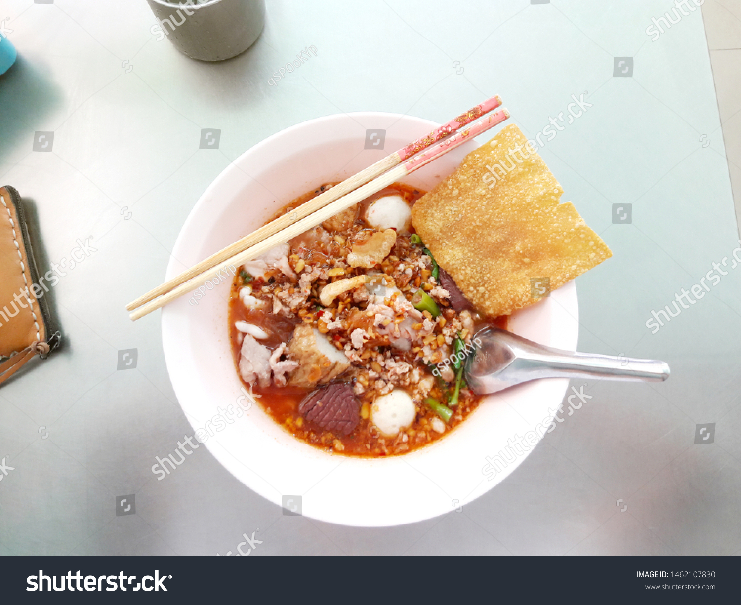 Yen Ta Fo Tom Yum Thai Stock Photo Edit Now 1462107830