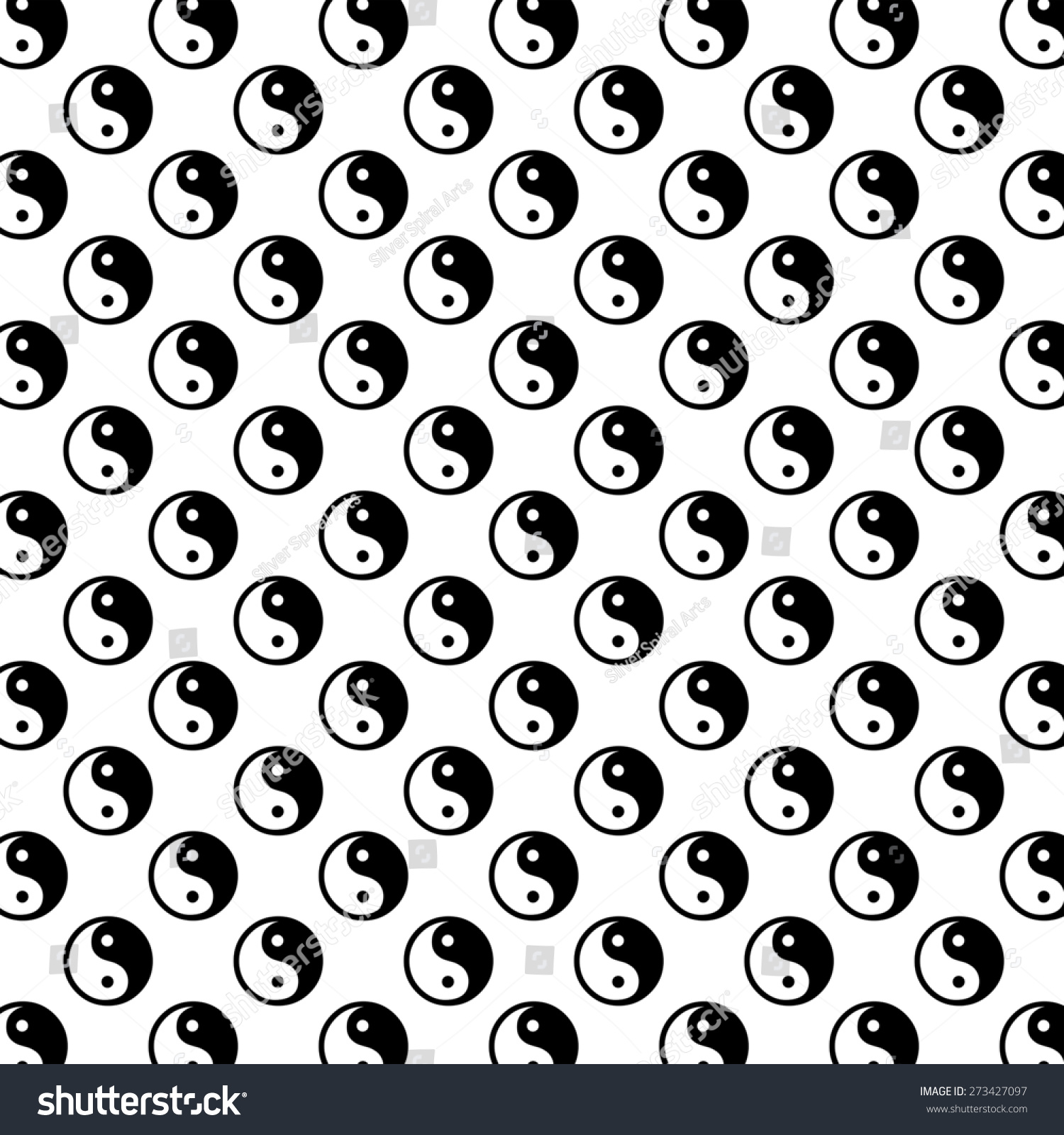 Yin Yang Black White Taoism Balance Chinese Tao Symbol Background ...