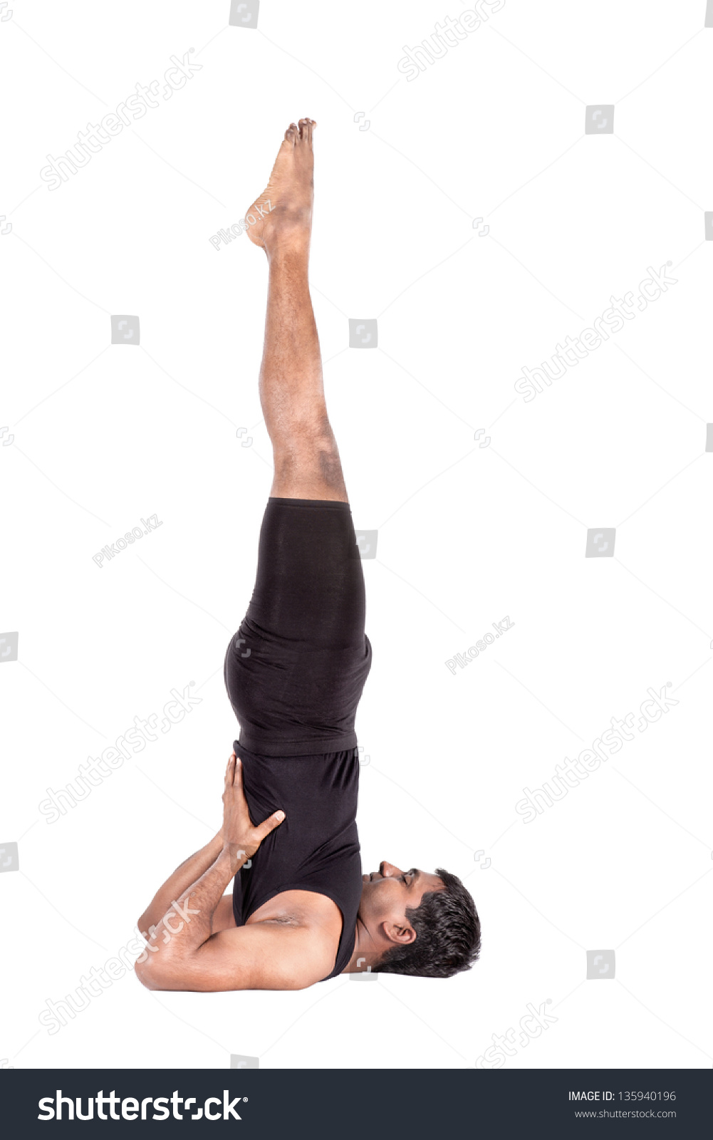 Body Talk 76052-Yoga Poses Sculpture Salamba Sarvangasana-épaule stand 