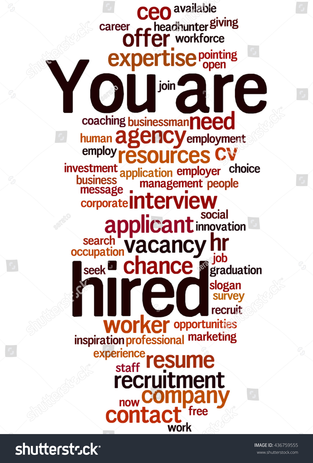 you-hired-word-cloud-concept-on-stock-illustration-436759555-shutterstock