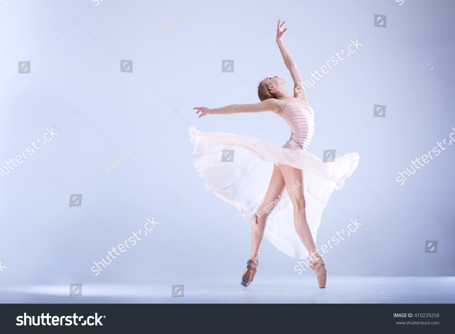 Young Incredibly Beautiful Ballerina Posing Dancing Stock Photo ...