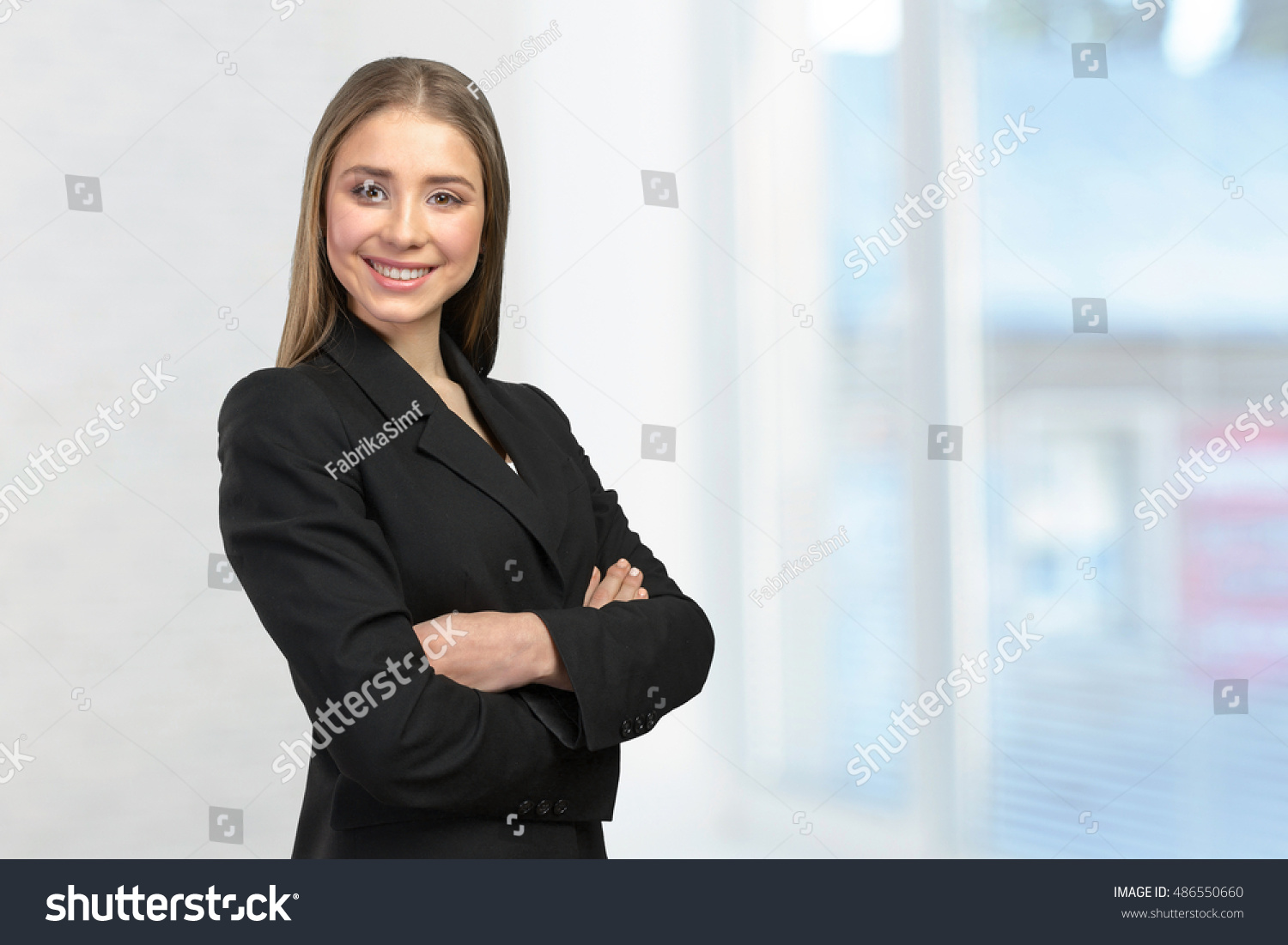 Young Attractive Businesswoman Stock Photo 486550660 : Shutterstock