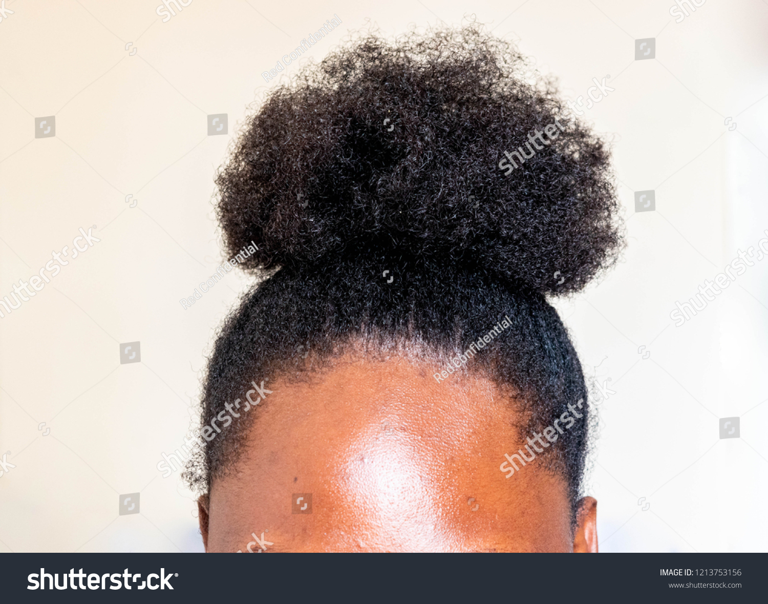 Young Beautiful Black Girl Natural African Royalty Free Stock Image