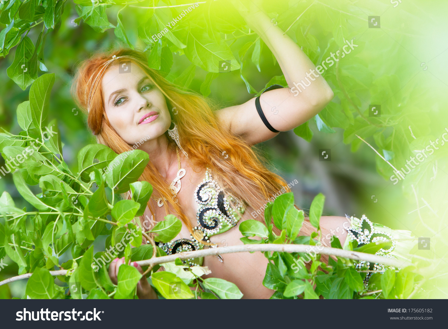  Yellow Classic  Template Design Featuring Young Beautiful Woman in Traditional Arabic