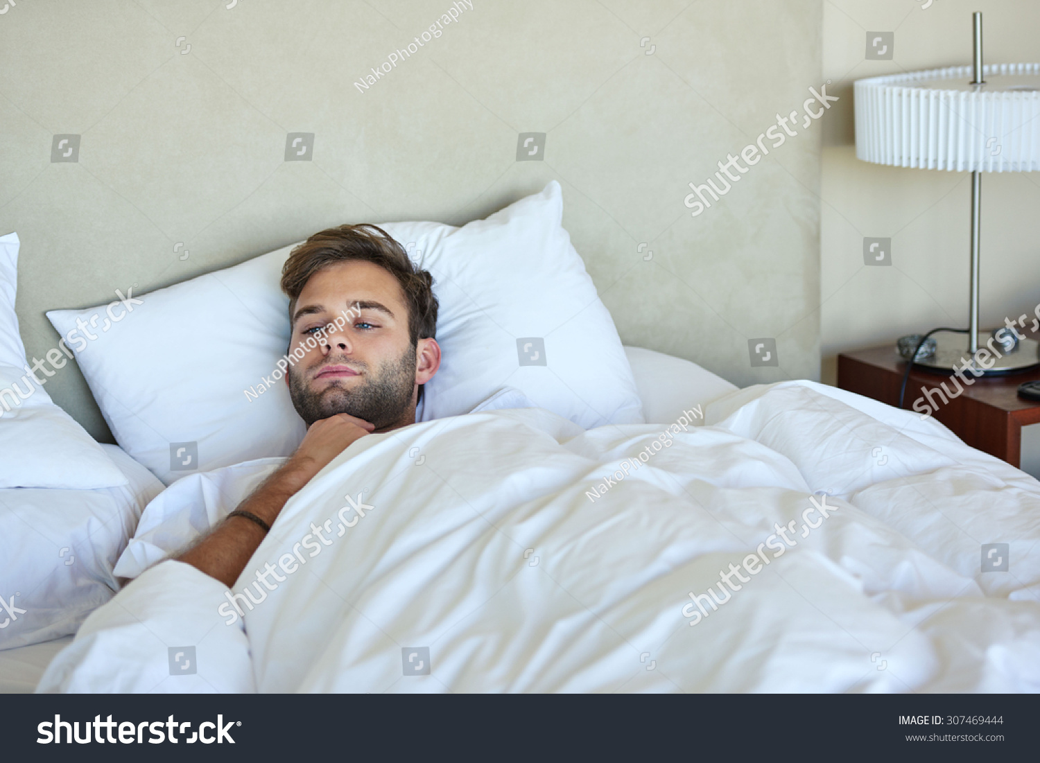 White men in bed