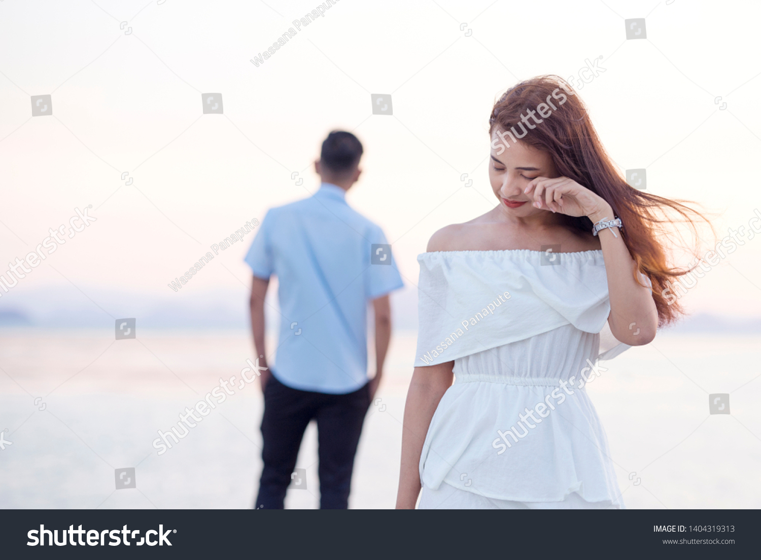 young couple break sea deck girl stock photo edit now 1404319313 https www shutterstock com image photo young couple break sea deck girl 1404319313