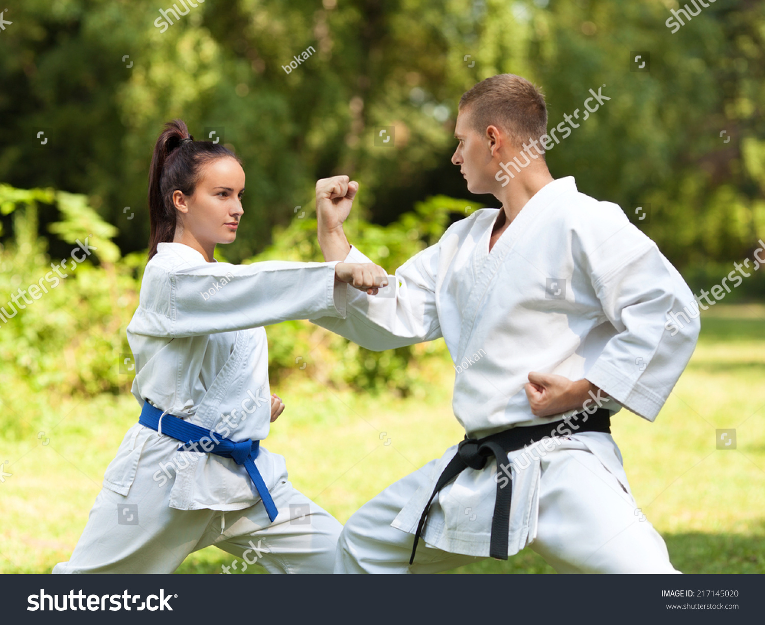 Karate couple Images, Stock Photos & Vectors | Shutterstock