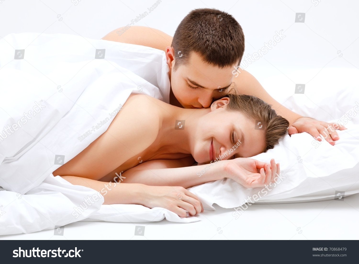 Kisses in the neck as a way to awaken passion Kisses in the neck as a way to awaken passion
