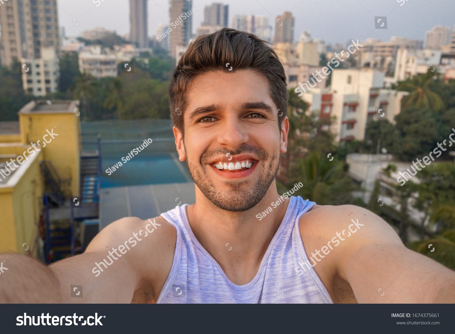 Man selfie looking good Selfies Make