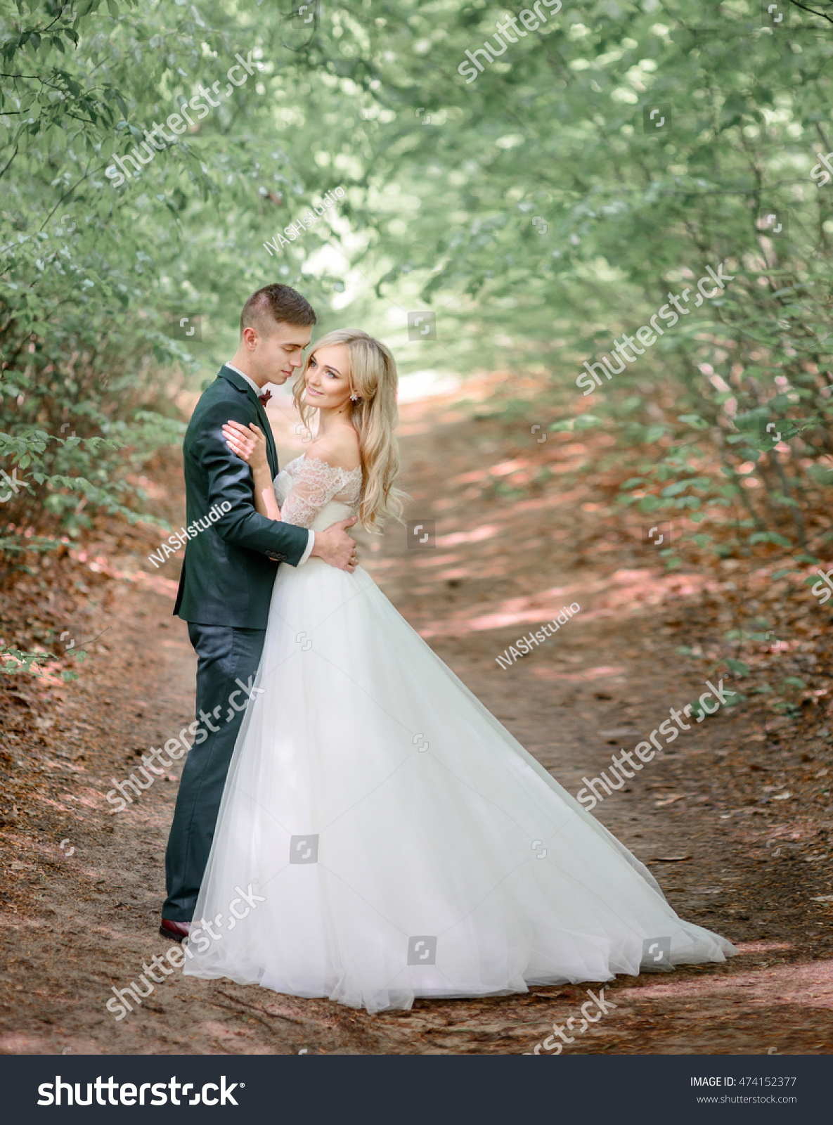 dark green suit groom