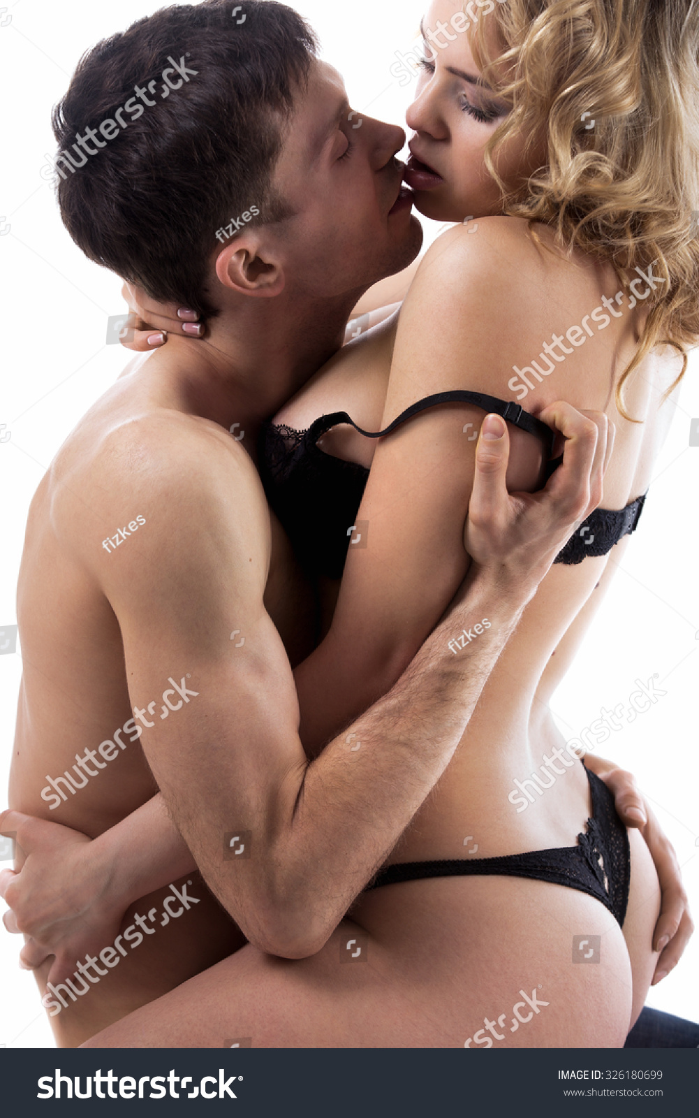 boys kiss girls necked sex photo