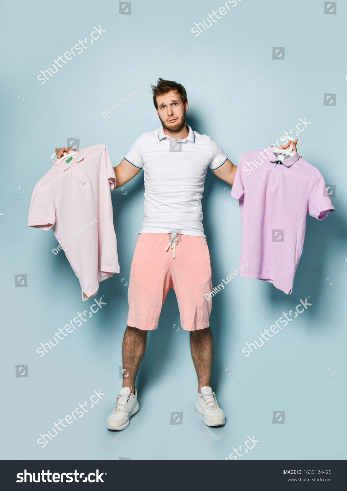 polo pink shorts men