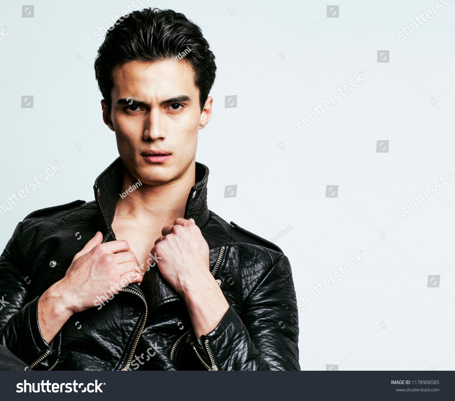 handsome dan leather jacket