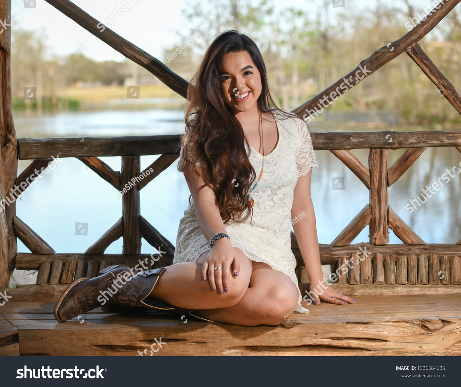 Young High School Girl Posing Graduation Stock Photo 1336584635 ...