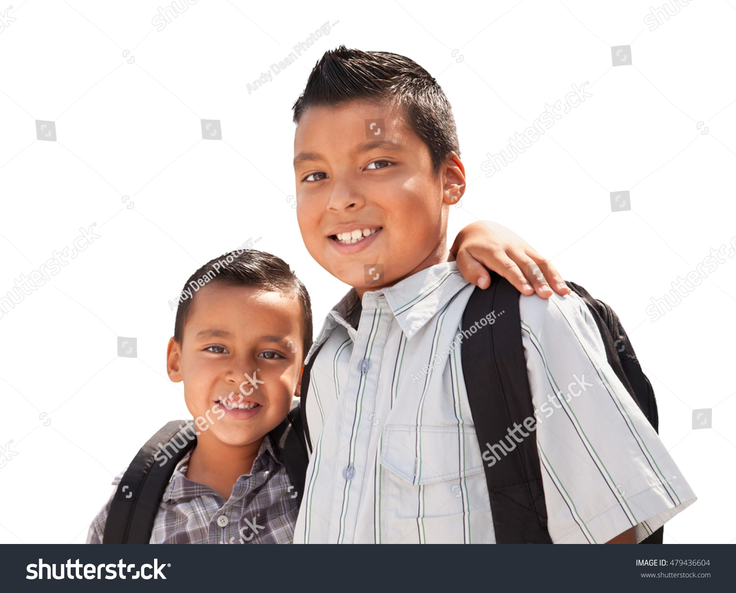 Mexican eyed younger brothers sitting bright older alamy young two