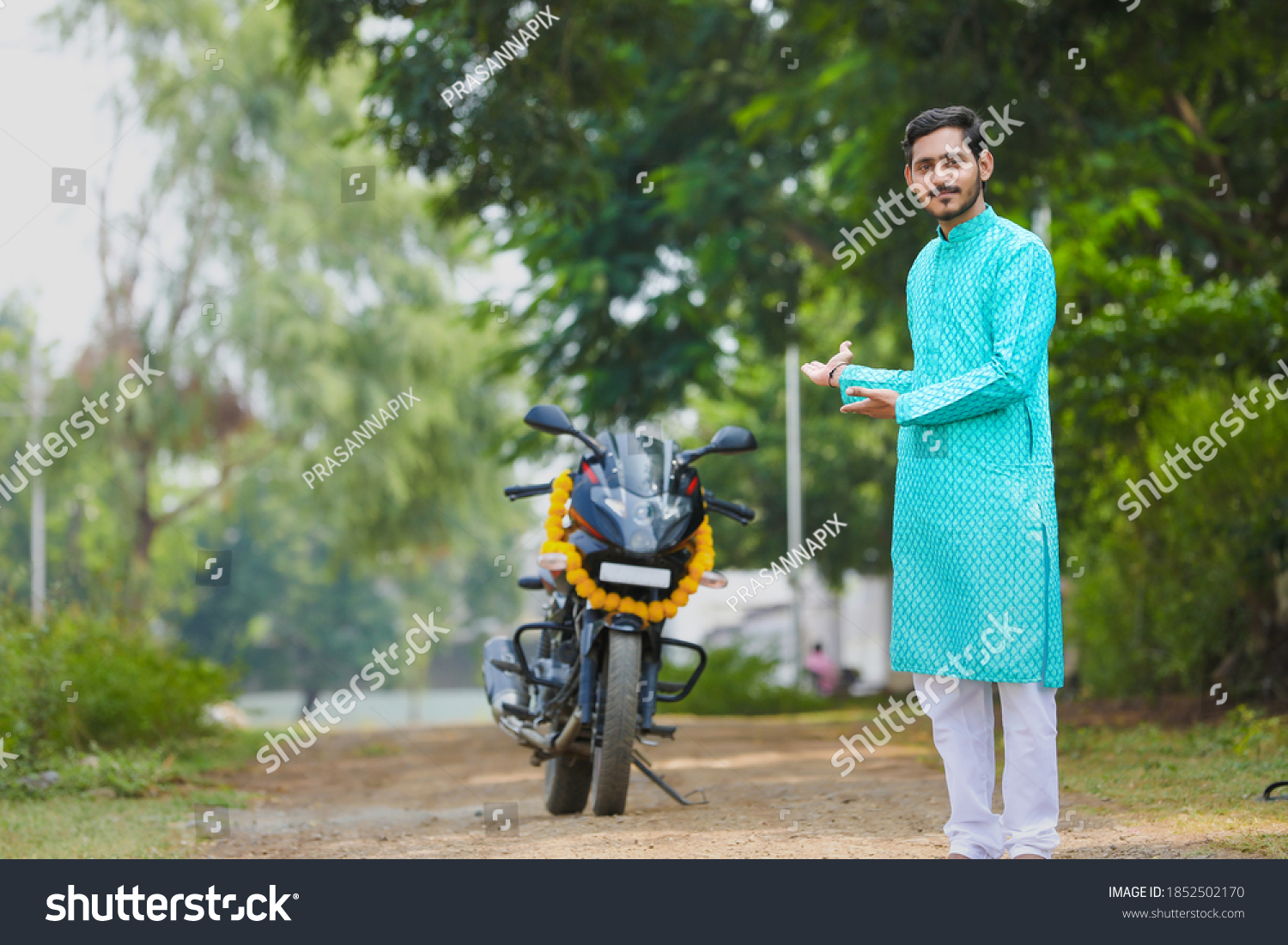 new bike style photo boy indian