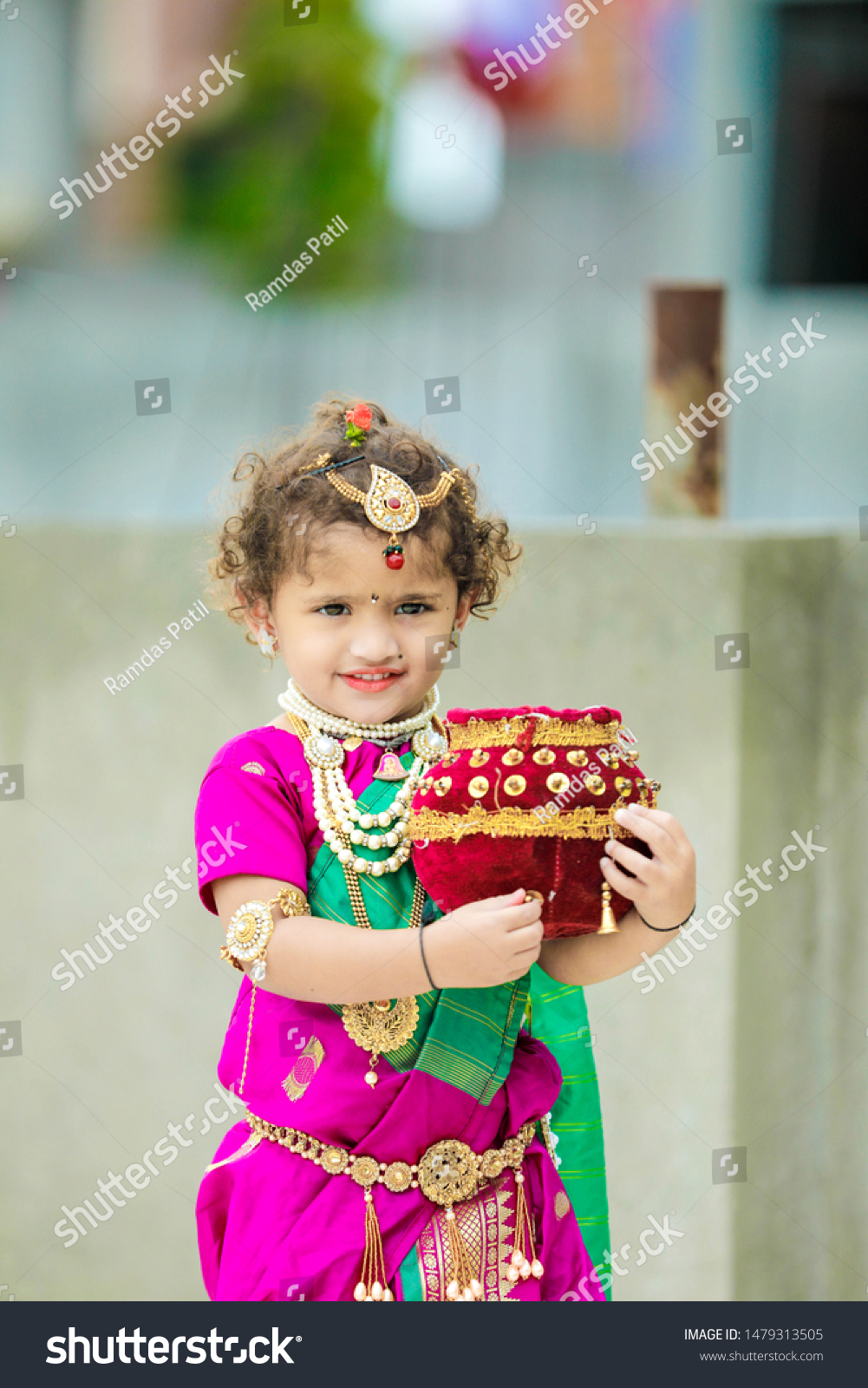 baby radha costume