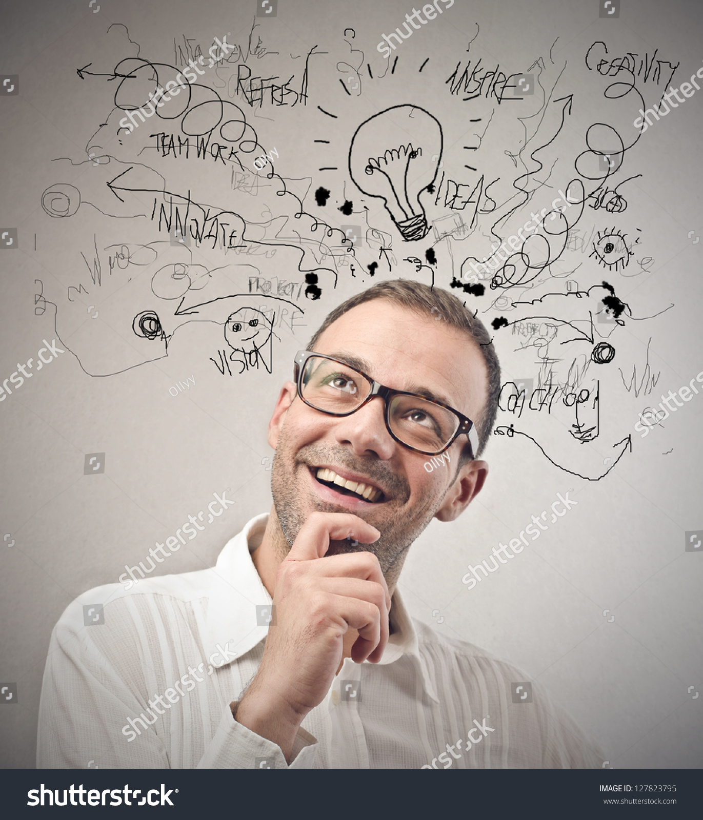 Young Man Has Idea Stock Photo 127823795 - Shutterstock