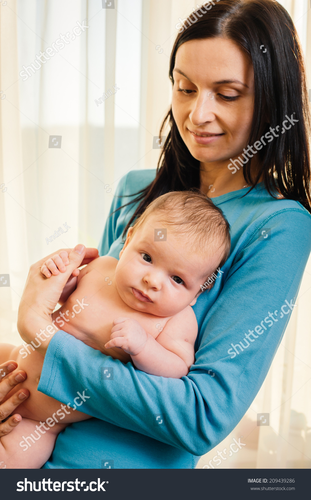 Young Mother Her Adorable Baby Boy Stock Photo Edit Now 209439286