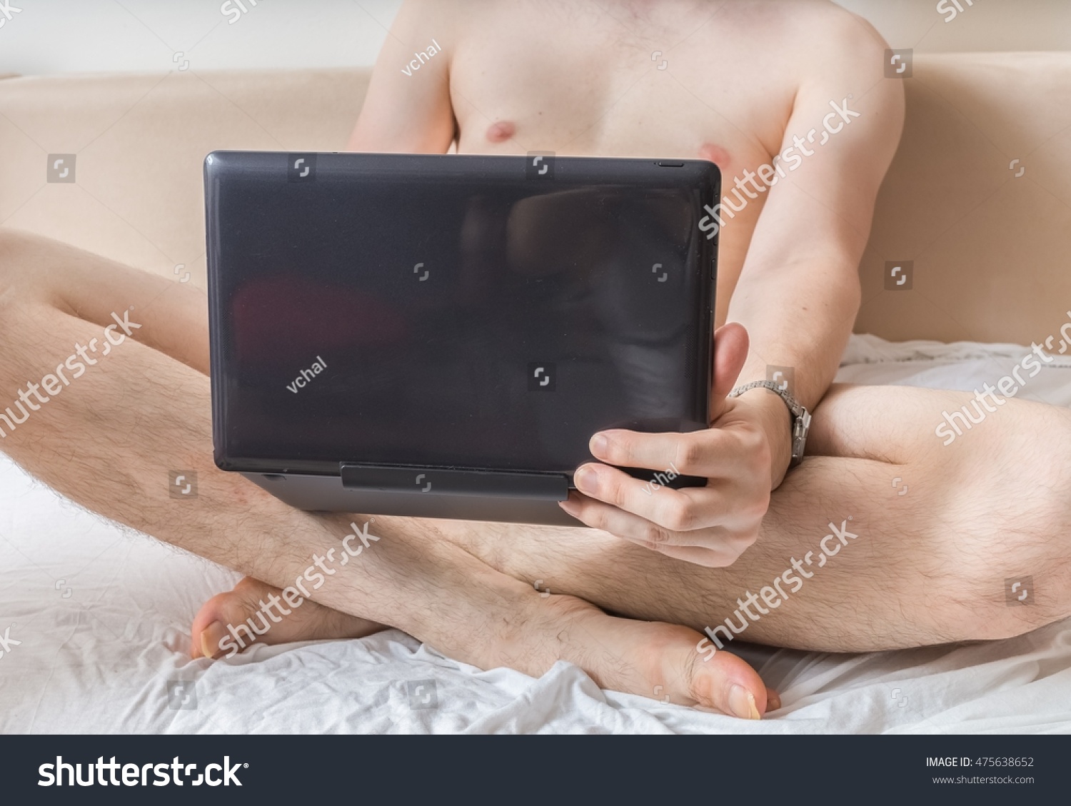 Man Masturbating Naked