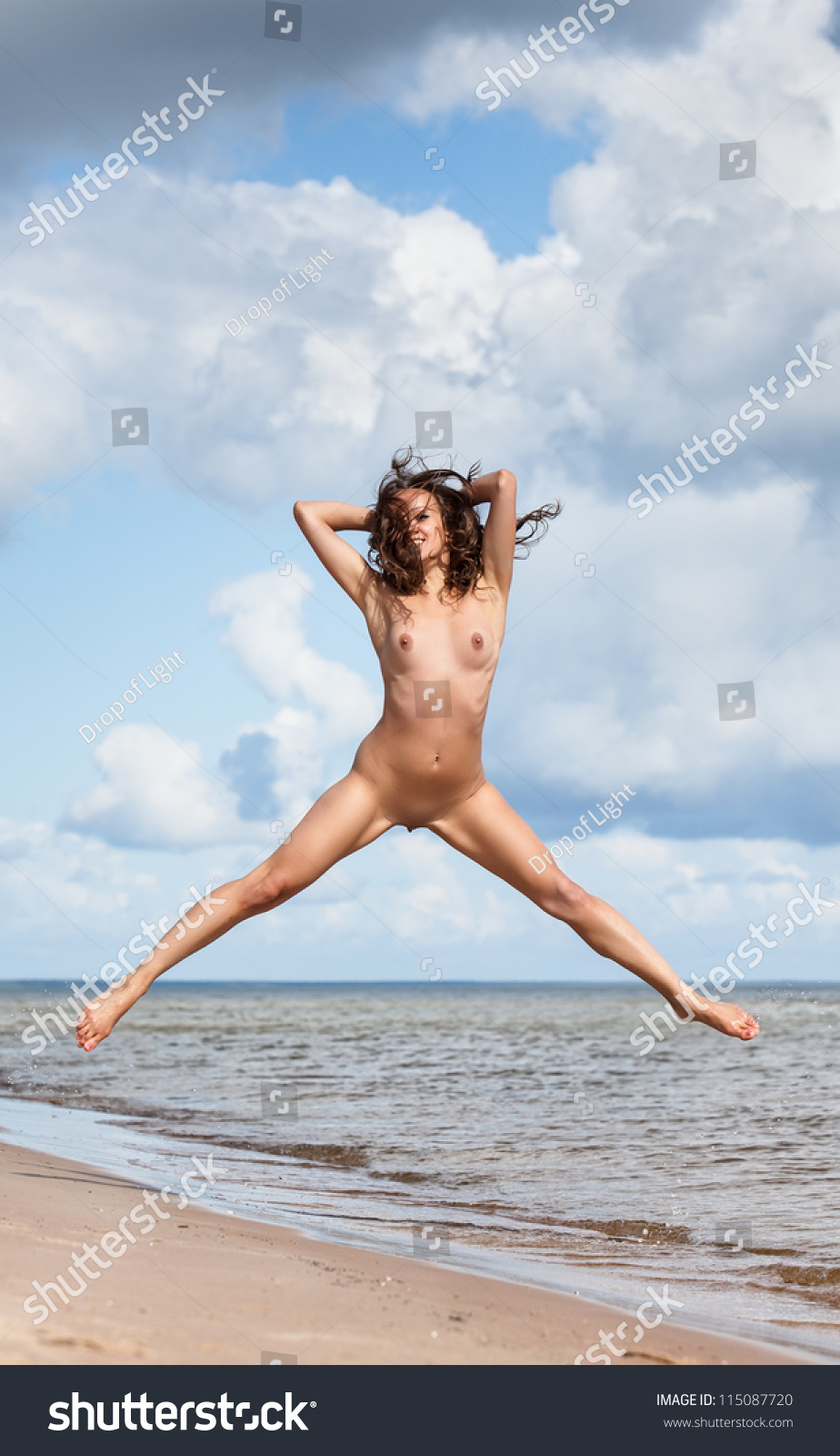 th year adult class from Shawn naked jumping jacks on the beach