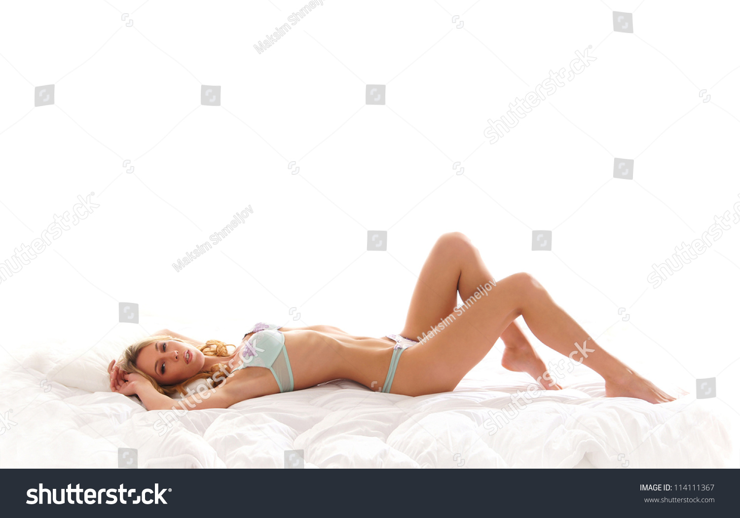 Junge Sexy Mädchen In Erotischen Dessous Stockfoto 114111367 Shutterstock 