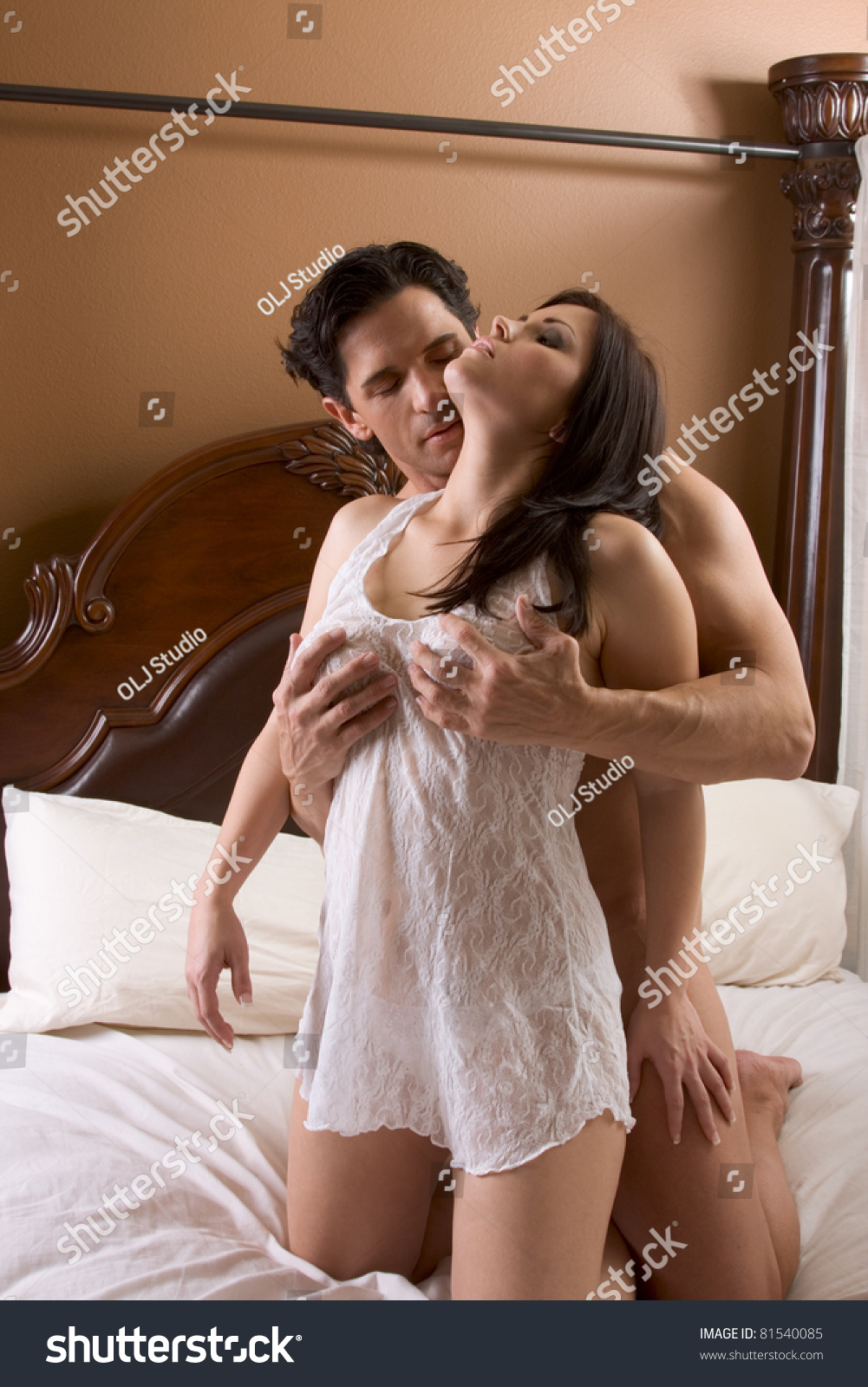 Nude couple in love making