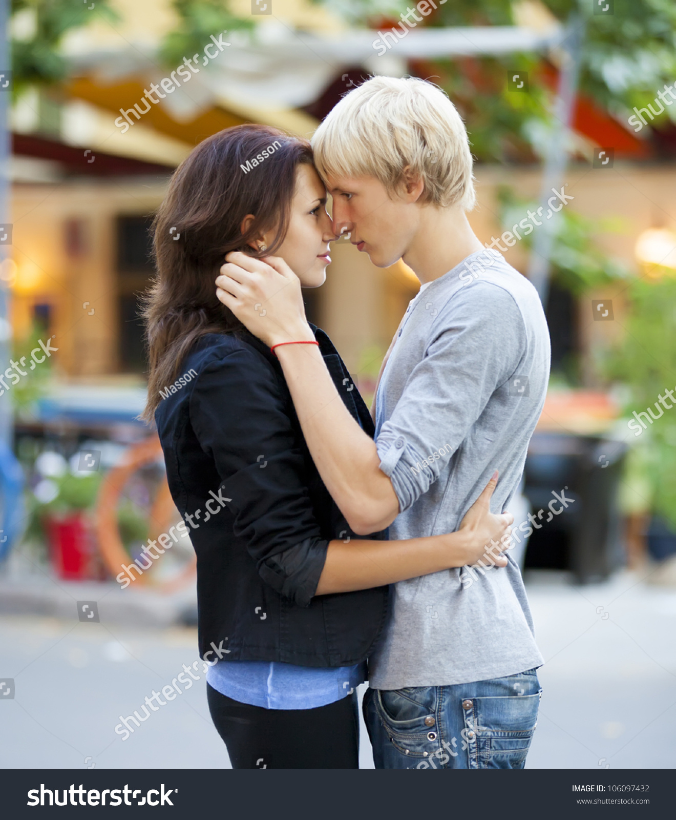 Woman teen couple