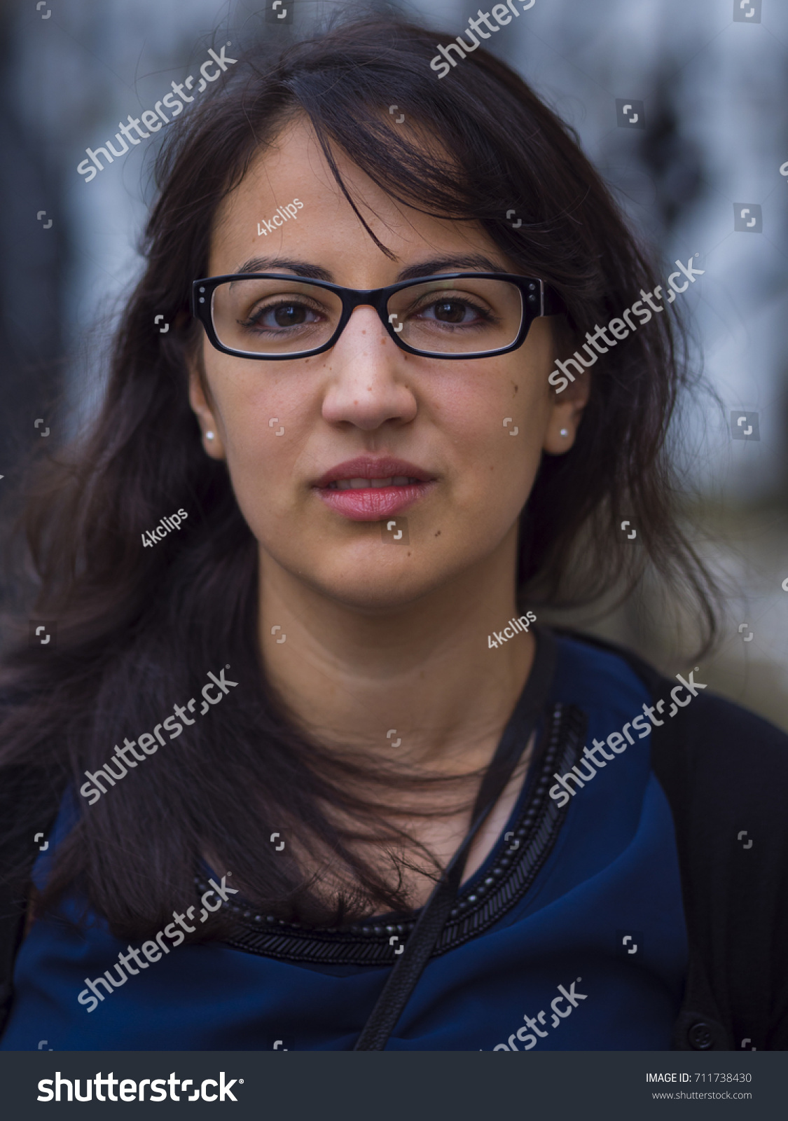Young Turkish Girl Poses Camera Stock Photo 711738430 | Shutterstock