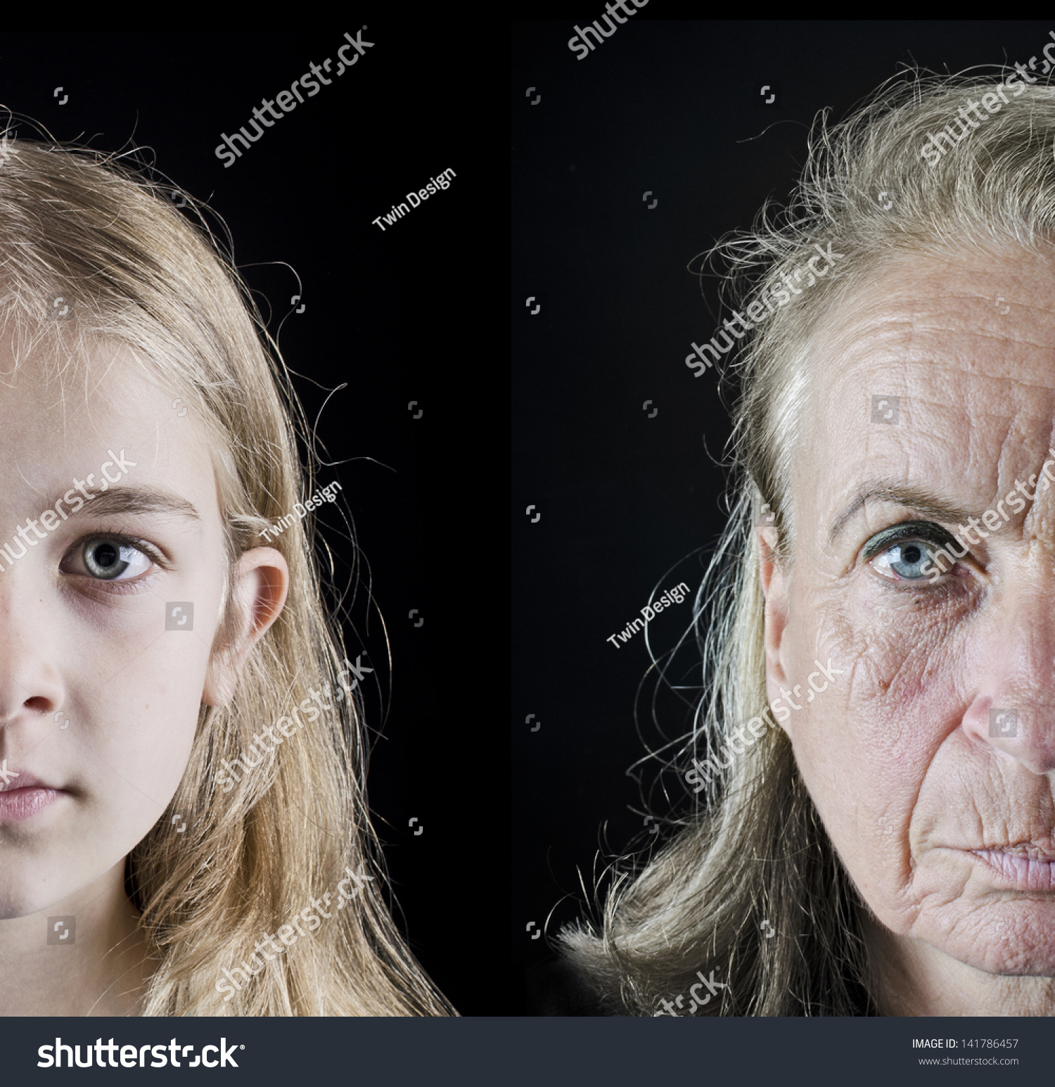 Young Vs Old Stock Photo 141786457 Sh