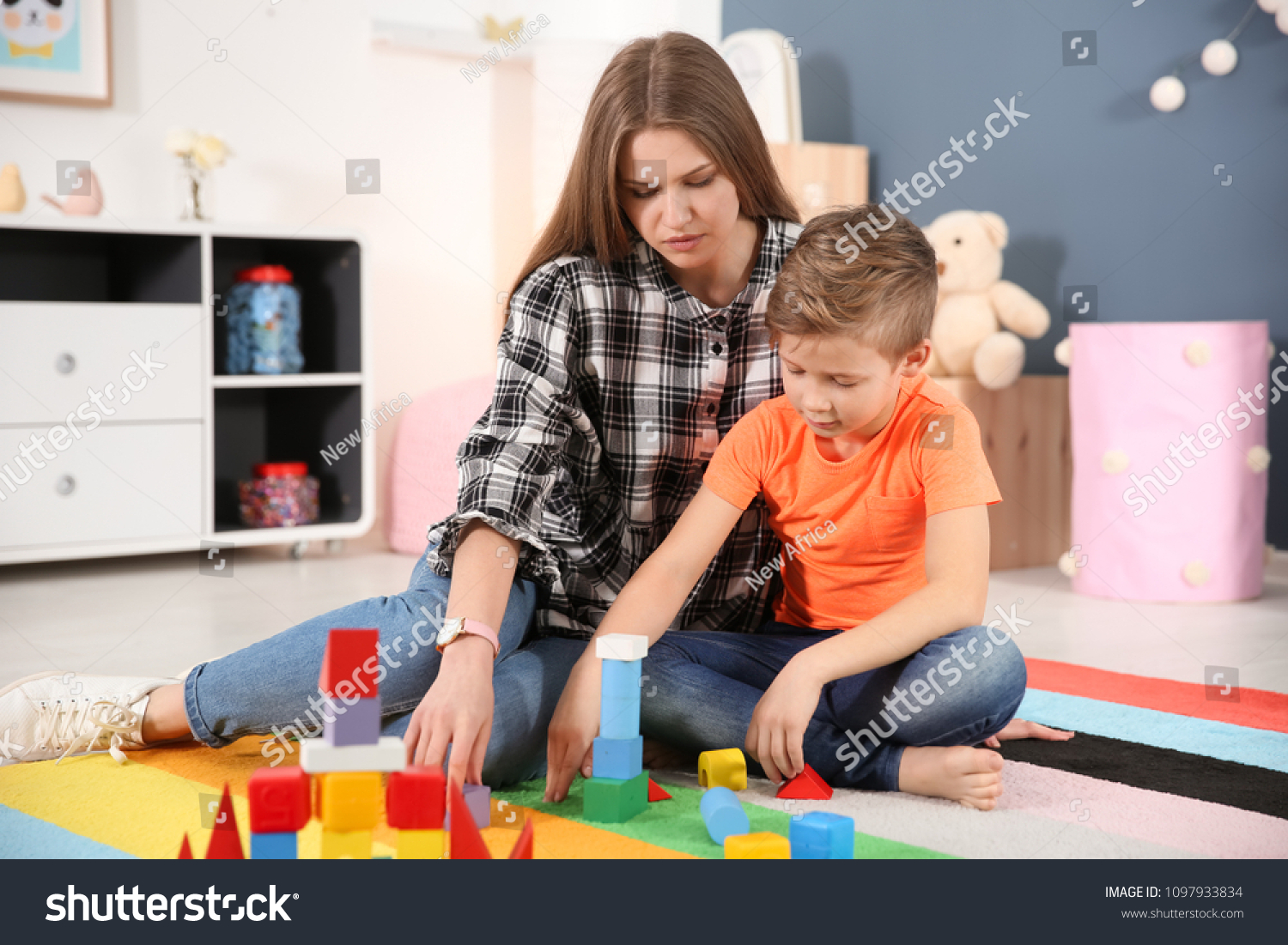 1,019 Autistic child with mother Images, Stock Photos & Vectors ...