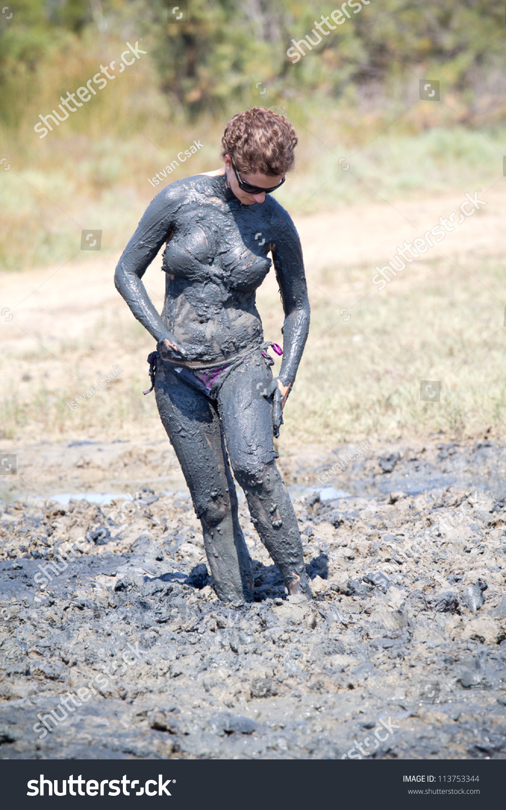 Women Covered In Mud